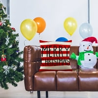 Phonesoap božićni jastuk 18x18in Božićni ukrasi pruge božićni jastuci zimski odmor jastuci za bacanje