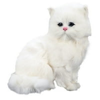 Temacd Furry Persian CAT Animal Simulirani model Figurinski umjetnički zanati ukrasi