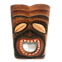 Smeh Tiki maska ​​12 - Zidna ploča ručna rezbarena