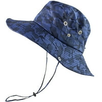 Široki rudni boonički šešir za vanjsku mrežicu Liner Camo kašike kapi za putni ribolov Safari Zaštita