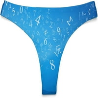 Plavi brojevi Ženski remen Seksi t Natrag G-Strings Gaćice Donje rublje Panty