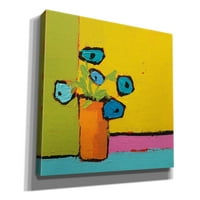 Epic grafiti 'narančasta vaza svijetla' by phyllis adams, platna zidna umjetnost, 37 x37