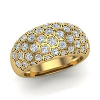 Koktel prstenovi za žene Dome modni prstenovi 18k zlato 1. ct tw