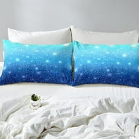 Dečiji lim set Twinkle starlight gradijent dizajn posteljina dječaka Djevojke aqua krevet set posteljina