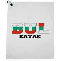 Bugarska Kajak - Olimpijske igre - Rio - zastava za zastave ručnik za golf sa karabinom kopčom