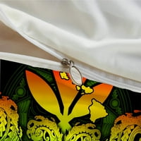3D morska kornjača ispisana luksuzni prekrivač pokrivača Histend Posteljina pokriva kućni dekor sa jastukom,