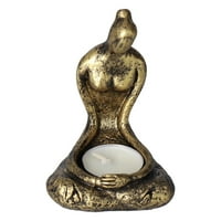 Yoga statue Unična višenamjenska milotička figurica za domaću stolu Dekor Poklon izvrsni svijećnjak