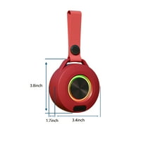 Aoujea Prijenosni bežični Bluetooth zvučnici sa obojenim svjetlom Bluetooth 5. Posebni poklon za odmor