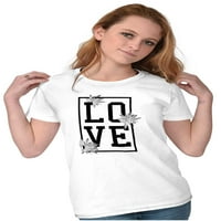 Ljubav Prilično cvjetno romantična teretana Yoga ženska majica Dame Tee Brisco brendovi 2x