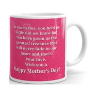 Sretan dan majke u naručju koje ste održali američki kafi čaj keramički šalica Office Work Cup poklon