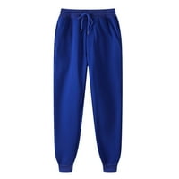 Muške ležerne pantalone i pantalone plus baršunaste boje pune boje velike veličine trčanje fitness sportske hlače kaki xl
