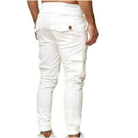Muški teretni hlače Ležerne prilike na otvorenom na otvorenom Jogger Taktičke hlače Klasične mozga planinarske atletske pantalone sa džepovima