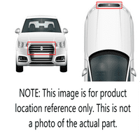Grille - Rashladni direktan pogodan za 71121T2FA 16- Honda Accord-limuzina - prednji, mat crni, teksturirani,