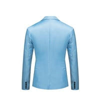Leesechin muški jakne za rad Moda Engleska, ležerna kostisulja sa jednim bojama