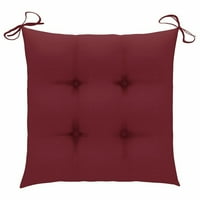 DENTAL Vrtni stolica Jastuci tkanina sjedala jastuk sa dijelom botionice jastuk vino crvena za vanjski namještaj