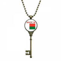 Madagaskar Country Love Key ogrlica privjesak ukrašeni lanac