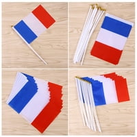Francuska Ručno držanje zastava Mini francuski nacionalni državni zastava države 14x