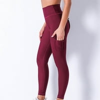 Giligiliso College Young Adult Fashion Damenska džepa u boji Casual Joga Sportske hlače pantalone