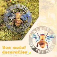 Šarene boje pčelinji čuvari Zidne dvorište Metalna umjetnost, čuvar pčela