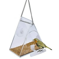 Dosaele Bird hranilac, ptičja kuća, balkon, prozor, hranilica za ptice izrađena od prozirnog akrila