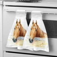 Životinjski konjički akvaretni ručnik za ruke ručnik u apsorpciji kuhinje u ručniku Ručnik ručnik ručnika