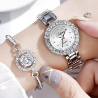 Hronografski modni stil dame satovi žene Kristali Bling sat ruže zlato
