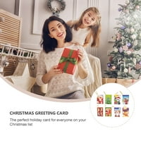 Božićni odmor Oznake papira Oznake kartice Viseći poklon oznake za željne oznake oznaka pozdravljaju