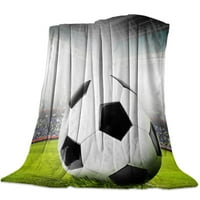 Fleece bacajte pokrivač lagani super mekani ugodan fudbalski terenski postrojenje za travu sportske