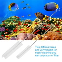 CLEANG 33 × 7 × četkica za pranje od nehrđajućeg čelika za čišćenje akvarijske ribe filter vode cijev