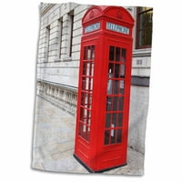 3Droza Londoni poznate kabine za crvene telefonske telefonske ručnike - ručnik, prema
