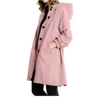 Slatki zimski kaputi za žene modne poslovne jakne Biklička majica FAU kaput dugih rukava, casual kaput