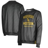 Muškarci Black Missouri zapadni državni Grifons Track & Field Name Drop CrewNeck Pulover DuweatShirtShirt