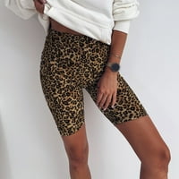 Modni ženski leopard ispis stretchcy fitness gamaše uske sportske joge hlače