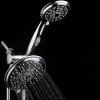 30-podešavanje ultra luksuzne kiše glave i ručno trosmjerni kombiniran sa zaustavnim prekidačem za uštedu vode i crevo od nehrđajućeg čelika uživaju odvojeno ili zajedno