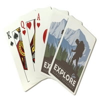 Ouray, Colorado, Idi Explore, Backpacker, The Press, premium igraće karte, paluba za karticu sa jokerima,