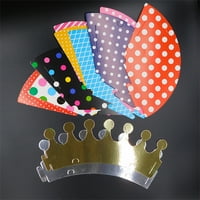 Party HATS torte za rođendan Party Cone Paper kape sa šarenim uzorcima za kućne ljubimce pse mačke