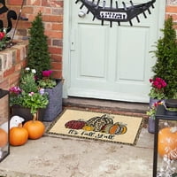 Prostirke za vrata za Noć vještica, prostirke za dobrodošlicu Vanjski, Halloween Cat Farmhouse Dekor,