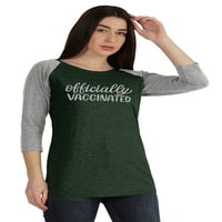 InkMeso zvanično vakcinisani ženski min funte za grafičke majice majice