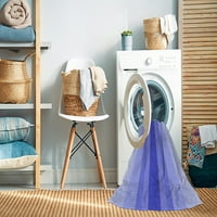 Ahgly Kompanija Mašina za pranje u zatvorenom pravokutniku Tranzicijske traperice Plavi prostirke, 8