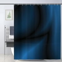 Sonertnt mornarsko plava tuš zavjesa za kupatilo Dekoracija tkanina za tuširanje set sa kukama, 72x72