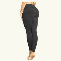 Joga hlače za žene gamaše podizanje šipki visokih struka kompresijskih pantalona Joggers Workout teretana