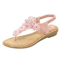 Ležerne cipele Sandale Ljetni biserni cvijet Flip Flops Women Dame ženski papuče