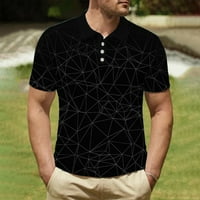 Muška košulja Muška golf košulja Casual Sports V Retdbed ovratnik kratki rukav modni casual pune boje