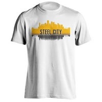 Pittsburgh Steel City Skyline Sportski tim kratkih rukava majica