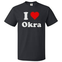 Majica Heart Okra - volim poklon Okra Tee