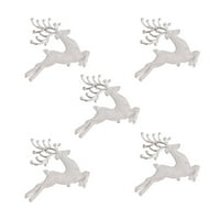 Vikakiooze Gold Cute Elk Božićni privjesci za božićne stablo za zabavu za domaću dekoru