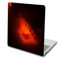Kaishek kompatibilan sa Macbook Pro S kućište objavljen model A1398, plastični poklopac tvrdog papira, crvena serija 0495