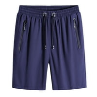 Puawkoer plus sportski muške svilene plaže Ležerne veličine Hlače Ljetne kratke hlače Brze muške pantalone