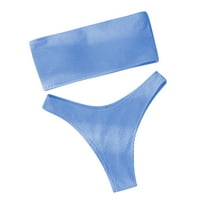 Ženski plus veličina Kompenstracija kupaćice Žene Čvrsti dva trendova Bikini push-up jastučić kupaći