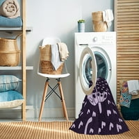 Ahgly Kompanija Mašina za pranje u zatvorenom okrugli prijelazni ljubičasti kaduljski grm Purple Područje